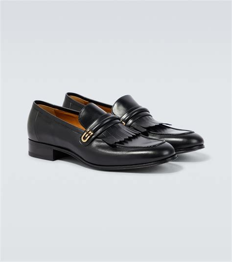 gucci loafers 2023|Gucci fringe loafer.